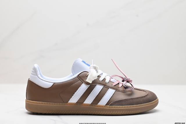 公司级阿迪达斯三叶草adidas Originals Samba Og 桑巴舞系列绅士德训足球风百搭低帮休闲运动板鞋 货号:Ie3437 尺码:36 36.5