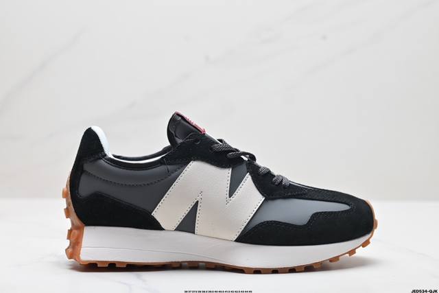 公司级new Balance Ms327 复古休闲运动慢跑鞋 以更纯粹的复古风格设计打造的全新造型 侧身还以解构设计 将 N 字标志以做旧压花样式呈现 官方货号