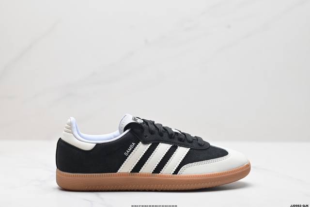 公司级阿迪达斯三叶草adidas Originals Samba Og 桑巴舞系列绅士德训足球风百搭低帮休闲运动板鞋 货号:Ie5836 尺码:36 36.5