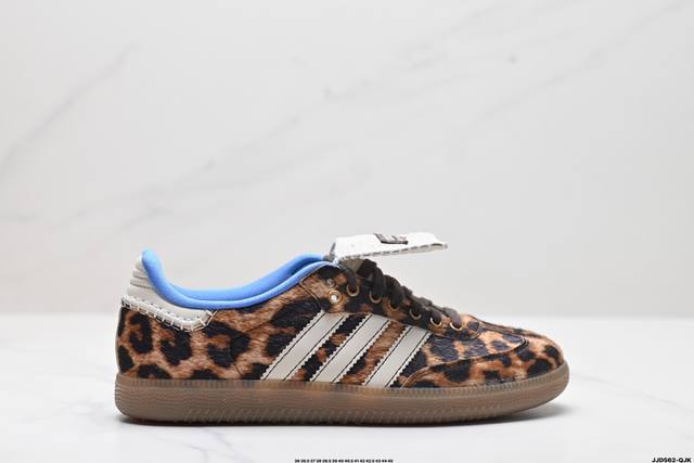 公司级adidas Originals Wb Pony Leo Samba Og 桑巴舞系列绅士德训足球风百搭低帮休闲运动板鞋 货号:Ie0586 尺码:36