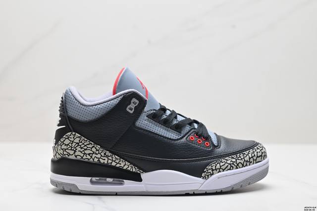 真标air Jordan 3 Retro 迈克尔 乔丹aj3代中帮复古休闲运动文化篮球鞋 市售最高品质 原鞋开发 平台订单专用代工流水线打造 每一个配色均采购原