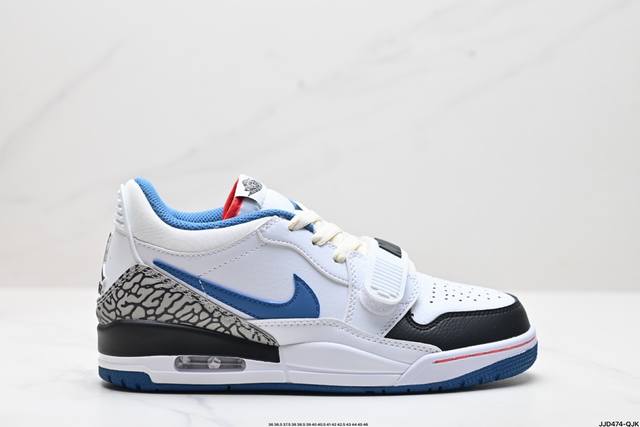 公司级三合一最强合体，多种新配色回归耐克nike Air Jordan Legacy 312 Low”White Grey Fog Blue Red“乔丹最强三