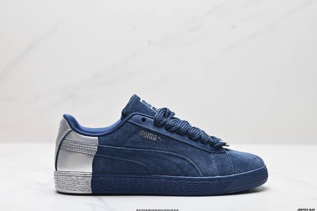 真标puma Basket Heart Patent 复古单品 彪马 防滑耐磨低帮德训板鞋 货号:381175 01 尺码:36 37 37.5 38 38.5