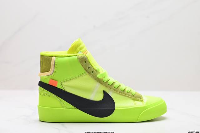 公司级off-White X Nike Blazer Mid Grim Reaper 万圣节鞋扣 潮流 中帮 板鞋 货号:Aa3832-300 尺码:36 36