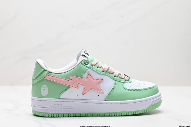 公司级a Bathing Ape Sta 低帮系带 时尚板鞋 尺码:36 36.5 37.5 38 38.5 39 40 40.5 41 42 42.5 43