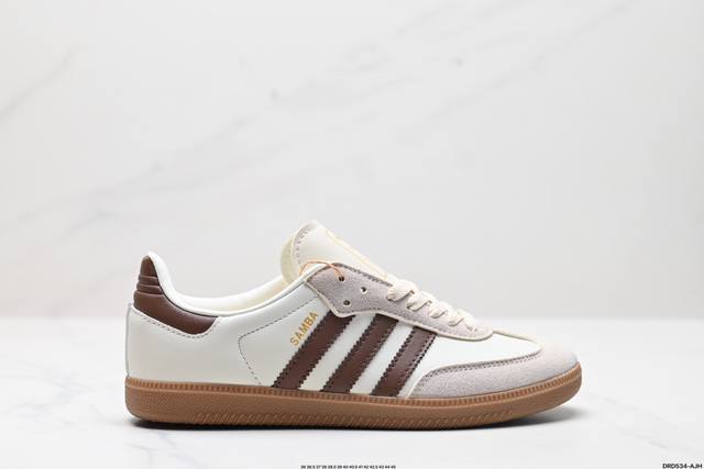 真标adidas Originals Wb Pony Tonal Samba Og 桑巴舞系列绅士德训足球风百搭低帮休闲运动板鞋 货号:Id1447 尺码:36