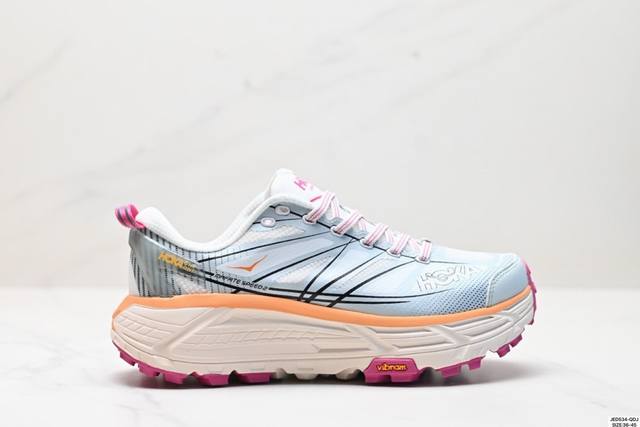 公司级hoka Mafate Speed Three 2玛法特 超轻厚底轻量山地跑步鞋 货号:1155750 尺码:36-45 作为先锋品牌的 Hoka One