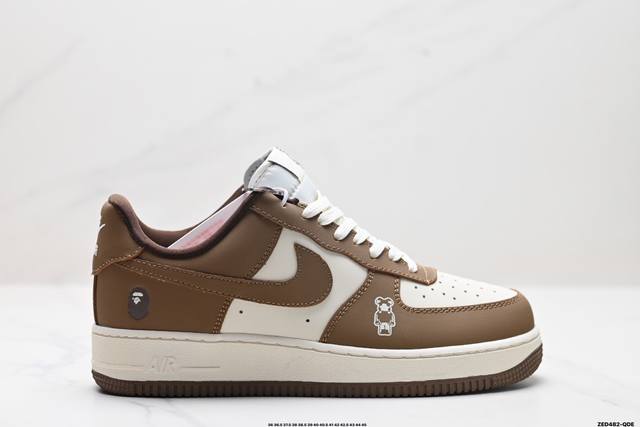 公司级nike Air Force 1'07 原楦头原纸板 打造纯正低帮空军版型 专注外贸渠道 全掌内置蜂窝气垫 原盒配件 原厂中底钢印、拉帮完美 货号:Df0