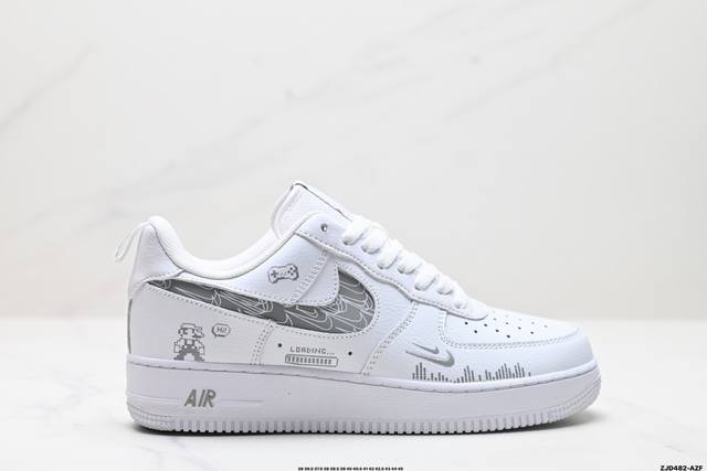 公司级nike Air Force 1‘07 Lv8 原楦头原纸板 打造纯正低帮空军版型 专注外贸渠道 全掌内置蜂窝气垫 原盒配件 原厂中底钢印、拉帮完美 货号