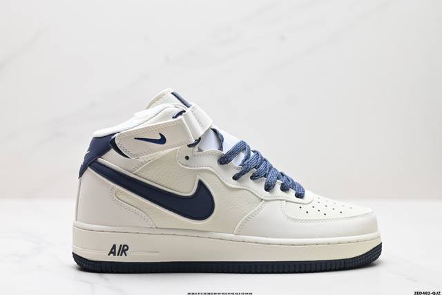 公司级nike Air Force 1 Mid 07 Lv8 原楦头原纸板 打造纯正中帮空军版型 专注外贸渠道 全掌内置蜂窝气垫 原盒配件 原厂中底钢印、拉帮完