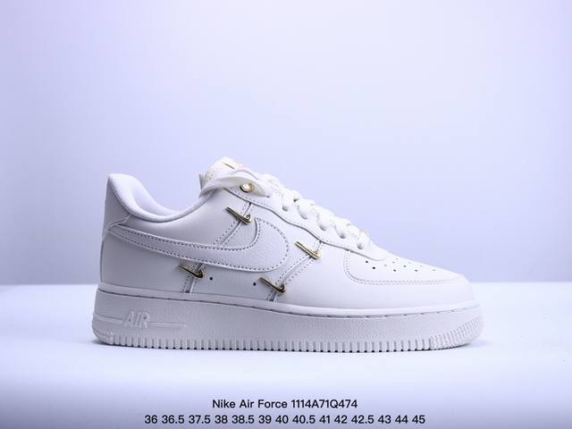 公司级nike Air Force 1 Low 07 Lv8 原楦头原纸板 打造纯正低帮空军版型 专注外贸渠道 全掌内置蜂窝气垫 原盒配件 原厂中底钢印、拉帮完