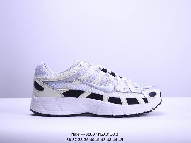 Nike P-6000 耐克 P6000 低帮 男女同款 舒适减震防滑耐磨透气轻便低邦休闲跑步鞋 全新的颜色让它焕然一新，突显了泡沫缓冲的独特之处。鞋面采用透气