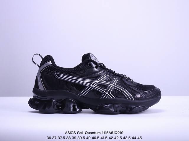 Asics 亚瑟士 Gel-Quantum Kinetic 男女士复古休闲运动鞋厚底增高老爹鞋。Asics Gel-Quantum Kinetic 运动鞋，网眼