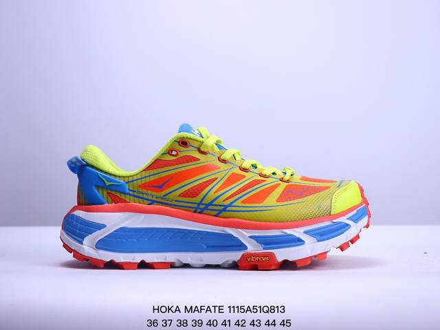 公司级hoka Mafate Speed Three 2玛法特 超轻厚底轻量山地跑步鞋 货号:1155750 尺码:36-45 作为先锋品牌的 Hoka One