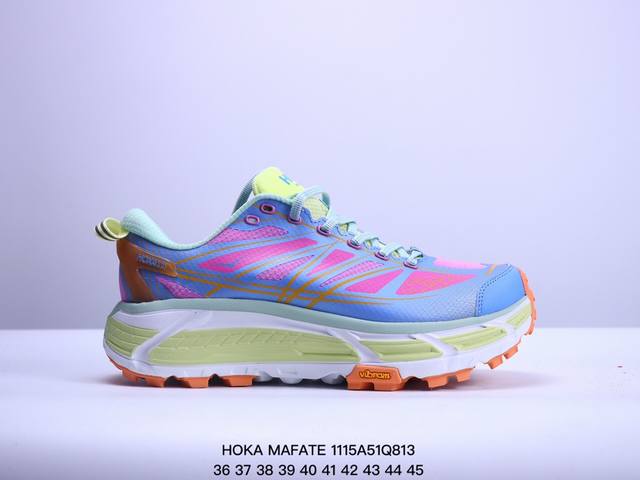 公司级hoka Mafate Speed Three 2玛法特 超轻厚底轻量山地跑步鞋 货号:1155750 尺码:36-45 作为先锋品牌的 Hoka One