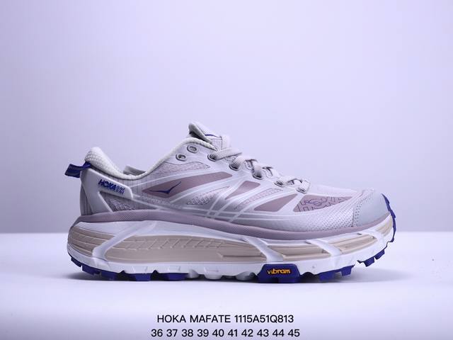 公司级hoka Mafate Speed Three 2玛法特 超轻厚底轻量山地跑步鞋 货号:1155750 尺码:36-45 作为先锋品牌的 Hoka One