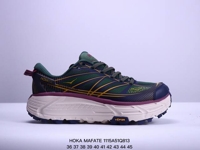 公司级hoka Mafate Speed Three 2玛法特 超轻厚底轻量山地跑步鞋 货号:1155750 尺码:36-45 作为先锋品牌的 Hoka One