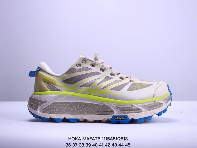 公司级hoka Mafate Speed Three 2玛法特 超轻厚底轻量山地跑步鞋 货号:1155750 尺码:36-45 作为先锋品牌的 Hoka One