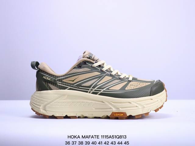 公司级hoka Mafate Speed Three 2玛法特 超轻厚底轻量山地跑步鞋 货号:1155750 尺码:36-45 作为先锋品牌的 Hoka One