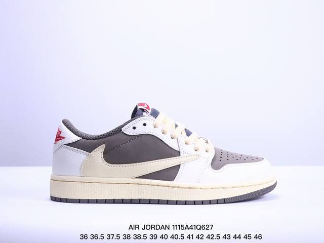 乔丹一代 Air Jordan 1 乔1 低帮aj1倒勾系列 运动鞋复古休闲篮球鞋 提高了与足部的贴合度，给人不一样的穿着体验。鞋底的平稳支撑，让你在运动中随意