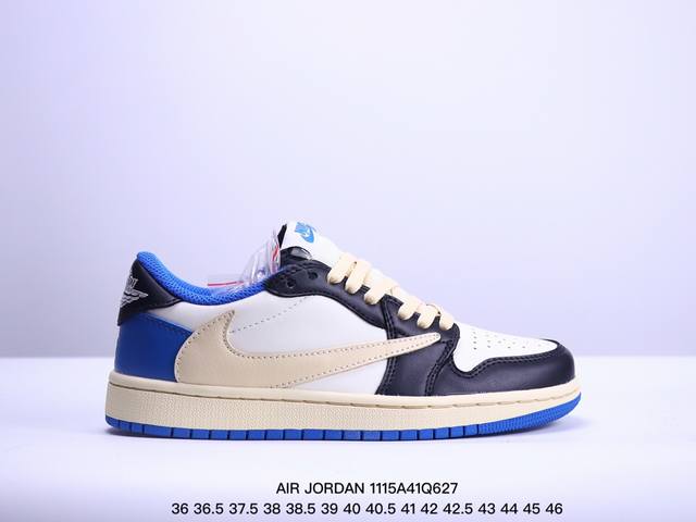 乔丹一代 Air Jordan 1 乔1 低帮aj1倒勾系列 运动鞋复古休闲篮球鞋 提高了与足部的贴合度，给人不一样的穿着体验。鞋底的平稳支撑，让你在运动中随意