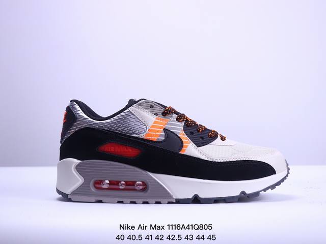 公司级nike Air Max 90初代系列低帮复古气垫百搭休闲运动慢跑鞋 Xm1116Q805