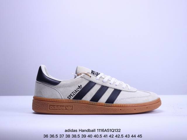 公司级adidas Ordinals Handball Spzl 灰黑 此款鞋采用近几年比较流行的版型设计，外观时尚大气。鞋底采用耐磨的材质，穿上它，让您感觉到