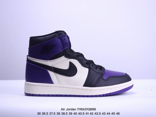 真标耐克nike Air Jordan 1 Retro High Og”Black White“Aj1代迈克尔 乔丹高帮经典复古百搭休闲文化运动篮球鞋 货号:B