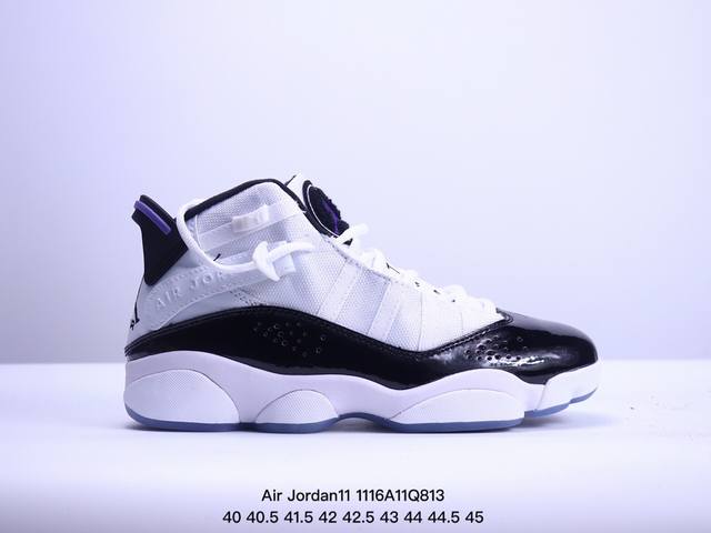 真标耐克nike Air Jordan 11 Retro Low Concord Aj11代迈克尔 乔丹中帮运动文化篮球鞋 货号:Av2187-001 尺码:4