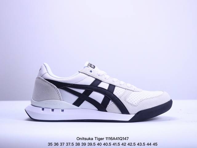 公司级onitsuka Tiger鬼塚虎 Ultimate 81 Ex 舒适减震防滑耐磨透气轻便 低帮 休闲跑步鞋 货号:1183B510-203 尺码:35