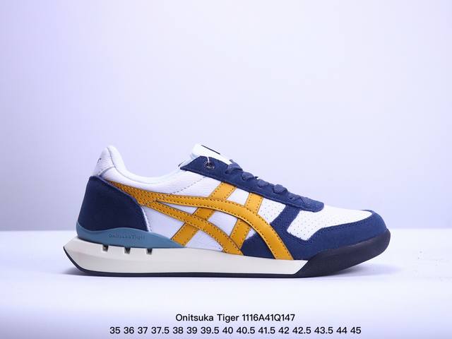 公司级onitsuka Tiger鬼塚虎 Ultimate 81 Ex 舒适减震防滑耐磨透气轻便 低帮 休闲跑步鞋 货号:1183B510-203 尺码:35