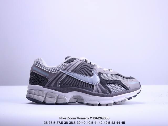 真标耐克nike Zoom Vomero 5 马拉松复古跑五代休闲运动慢跑鞋 采用环保纤维革饰片组合网眼布鞋面材质 升级正确后跟tpu加固 耐弯折热塑框架支撑鞋