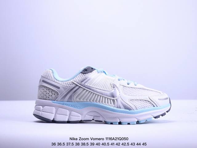 真标耐克nike Zoom Vomero 5 马拉松复古跑五代休闲运动慢跑鞋 采用环保纤维革饰片组合网眼布鞋面材质 升级正确后跟tpu加固 耐弯折热塑框架支撑鞋