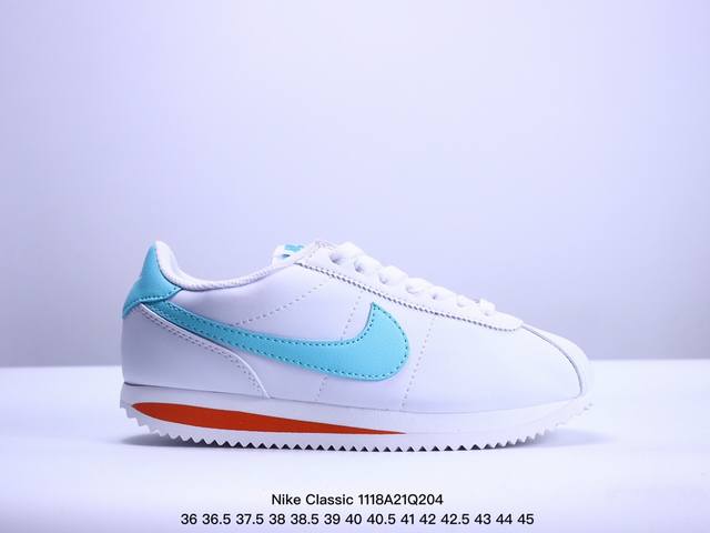 耐克nike Classic Cortez 全新配色 经典轻便舒适男子阿甘鞋休闲跑步鞋运动鞋，纯粹而执着的精神，使得cortez种在了一代人的心里，无论是否喜欢