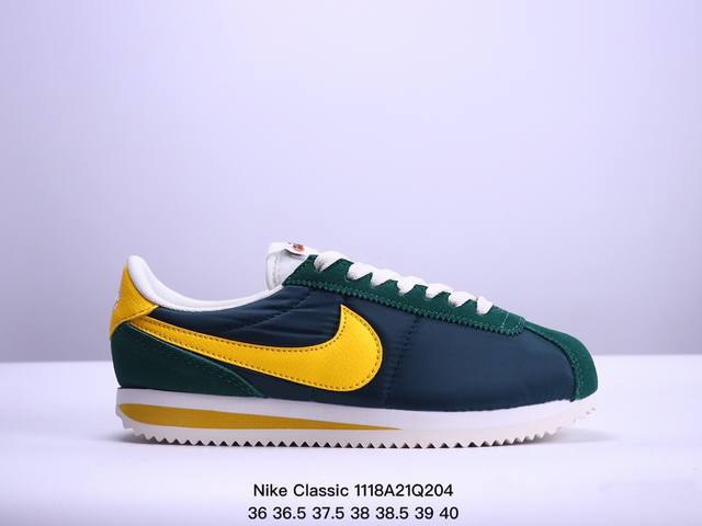 耐克nike Classic Cortez 全新配色 经典轻便舒适男子阿甘鞋休闲跑步鞋运动鞋，纯粹而执着的精神，使得cortez种在了一代人的心里，无论是否喜欢