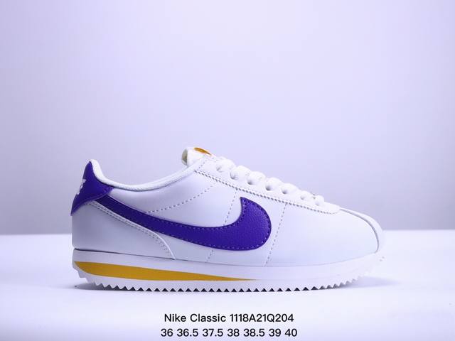 耐克nike Classic Cortez 全新配色 经典轻便舒适男子阿甘鞋休闲跑步鞋运动鞋，纯粹而执着的精神，使得cortez种在了一代人的心里，无论是否喜欢