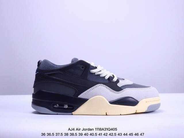 真标nike Air Jordan 4 Rm 防滑 低帮 复古篮球鞋 货号:Fq7939-004 尺码:36 36.5 37.5 38 38.5 39 40 4