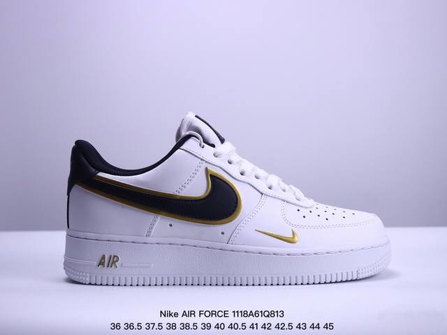 公司级耐克nike Air Force 7 空军一号低帮百搭休闲运动板鞋。柔软、弹性十足的缓震性能和出色的中底设计，横跨复古与现代的外型结合，造就出风靡全球三十