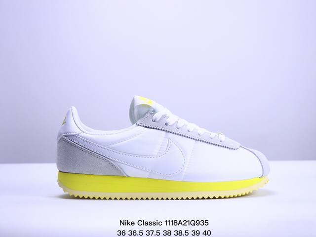 耐克nike Classic Cortez Nylon 阿甘皮面经典休闲运动鞋 Xm1118Q935