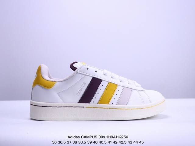 Adidas阿迪达斯.三叶草campus 00S 面包鞋复古休闲板鞋。千禧回潮！Adidas Campus 00S 经典再现！面包化的campus鞋款在今年受到