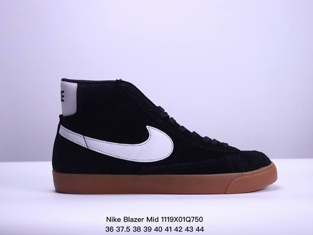 耐克 Nike Blazer Mid '77 Vntg 高帮男女子运动板鞋 重现低调风格和经典篮球外观，依托经典简约魅力和舒适性能，备受街头时尚赞誉。华美翻毛皮