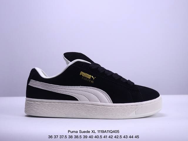 公司级puma Suede Xl复古单品 彪马 防滑耐磨低帮德训板鞋 货号:398708 01 尺码:36 37 37.5 38 38.5 39 40 40.5