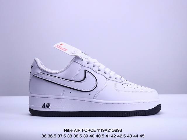 真标耐克nike Air Force 7 空军一号低帮百搭休闲运动板鞋。柔软、弹性十足的缓震性能和出色的中底设计，横跨复古与现代的外型结合，造就出风靡全球三十多