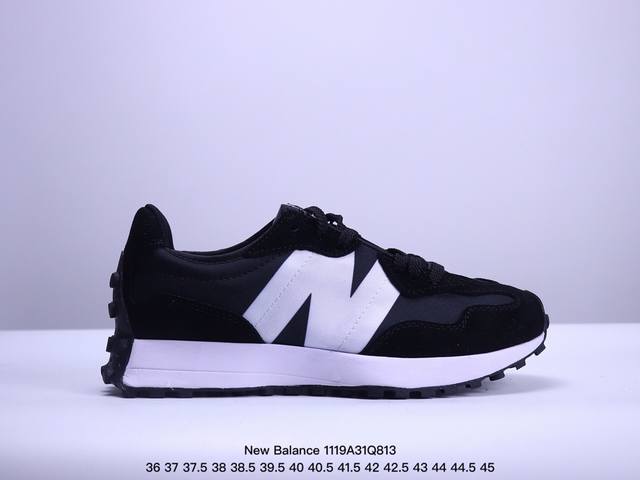 公司级new Balance Ms327 复古休闲运动慢跑鞋 以更纯粹的复古风格设计打造的全新造型 侧身还以解构设计 将 N 字标志以做旧压花样式呈现 官方货号