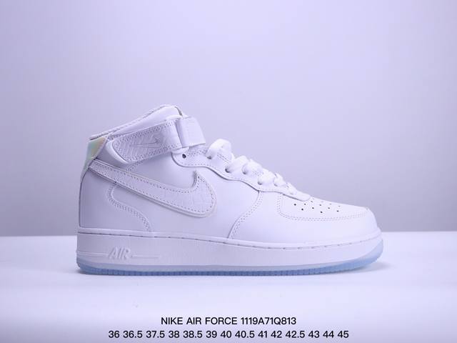 公司级nike Air Force 1 Mid 07 原楦头原纸板 打造纯正中帮空军版型 专注外贸渠道 全掌内置蜂窝气垫 原盒配件 原厂中底钢印、拉帮完美 官方