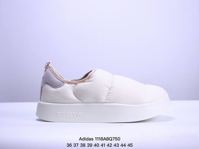 面包鞋 Adidas阿迪达斯三叶草puffylette男女秋冬经典运动棉鞋尺码36-45 Xm1118Q7