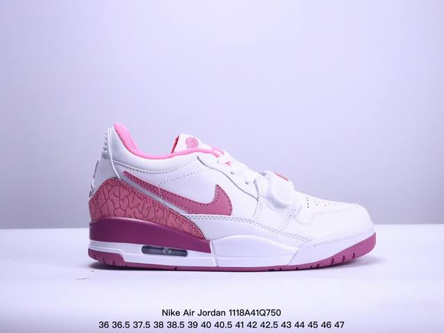 公司级三合一最强合体，多种新配色回归耐克nike Air Jordan Legacy 312 Low”White Grey Fog Blue Red“乔丹最强三