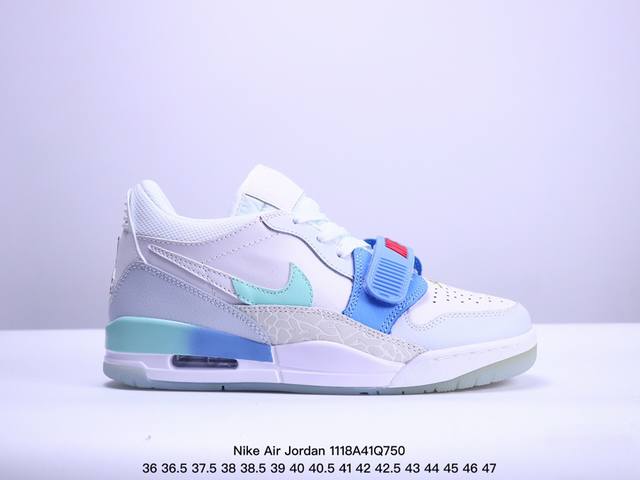 公司级三合一最强合体，多种新配色回归耐克nike Air Jordan Legacy 312 Low”White Grey Fog Blue Red“乔丹最强三