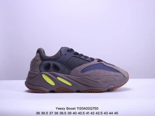 公司级 阿迪达斯 Adidas Yeezy Boost 椰子 700 限量3M休闲运动跑步鞋复古厚底增高老爹鞋。鞋面由皮革和绒面革打造，部分网眼面料的使用提供了