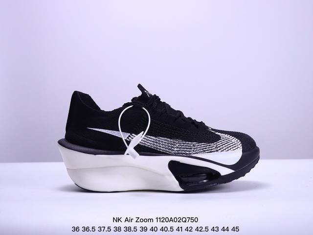 公司级nk Air Zoom Alphafly Next% 3 2024全新马拉松超级跑鞋 Fd8356-100 有史以来最轻盈、测试次数最多的nk Alpha